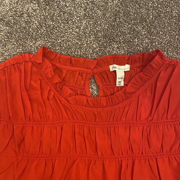 JOIE Limited Edition Women's Sleeveless Top Ruffled Neck Size XL - NWT $198 - Picture 7 of 16